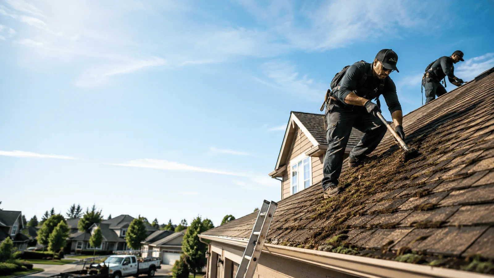 Roof Moss Removal in Ingraham, IL near me